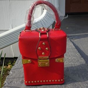 Mini Red Crossbody Bag